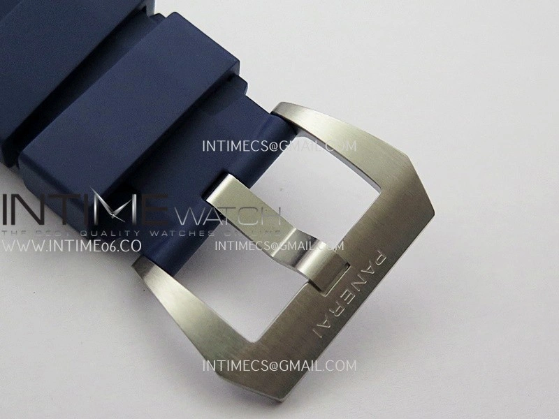 PAM1676 44mm Submersible VSF 1:1 Best Edition Blue Dial On Blue Rubber Strap P.900 Super Clone